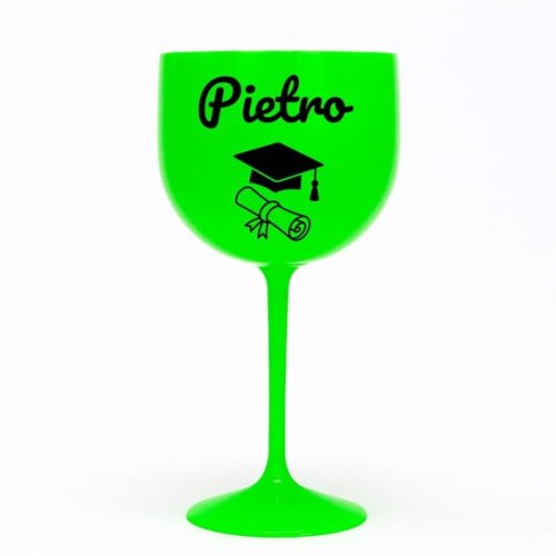Taça Gin 580ml Formatura Personalizada com Nome Pietro