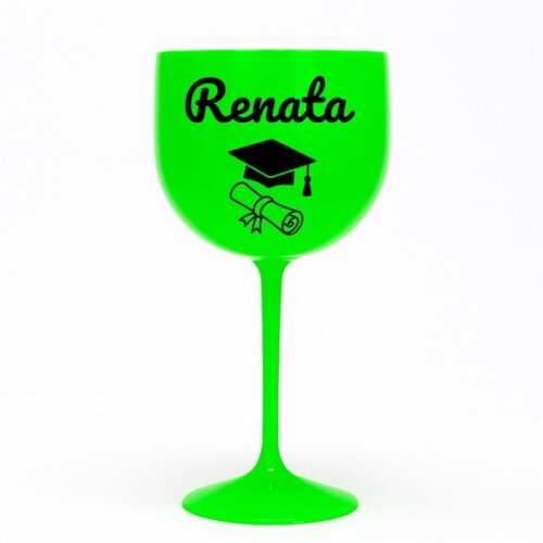 Taça Gin 580ml Formatura Personalizada com Nome Renata