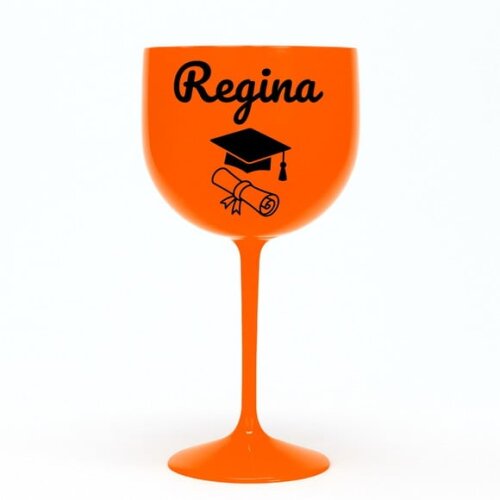 Taça Gin 580ml Formatura Personalizada com Nome Regina