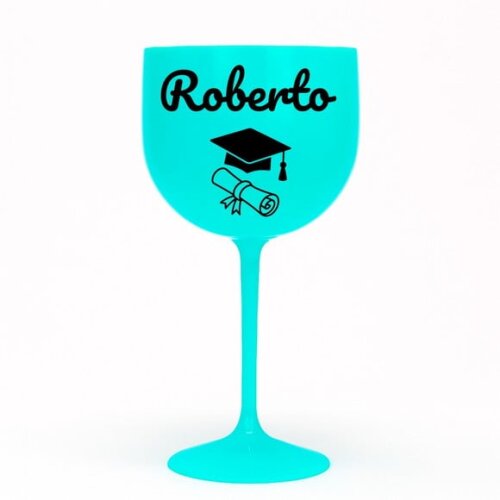 Taça Gin 580ml Formatura Personalizada com Nome Roberto