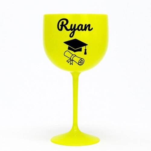 Taça Gin 580ml Formatura Personalizada com Nome Ryan