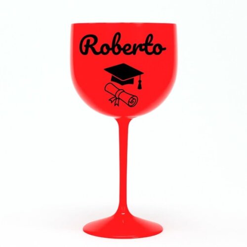 Taça Gin 580ml Formatura Personalizada com Nome Roberto