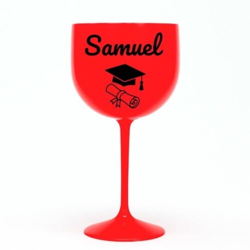Taça Gin 580ml Formatura Personalizada com Nome Samuel
