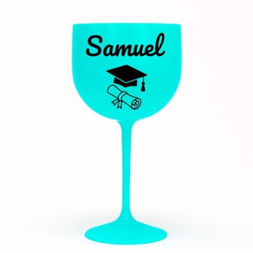 Taça Gin 580ml Formatura Personalizada com Nome Samuel