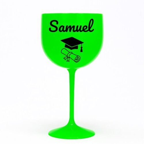 Taça Gin 580ml Formatura Personalizada com Nome Samuel