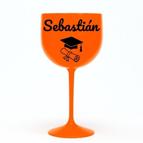 Taça Gin 580ml Formatura Personalizada com Nome Sebastián