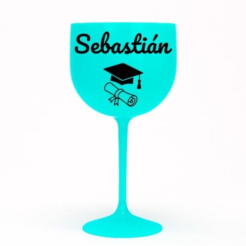Taça Gin 580ml Formatura Personalizada com Nome Sebastián