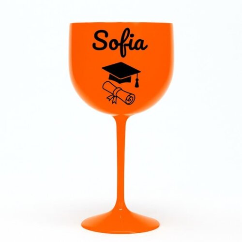 Taça Gin 580ml Formatura Personalizada com Nome Sofia