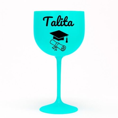 Taça Gin 580ml Formatura Personalizada com Nome Talita