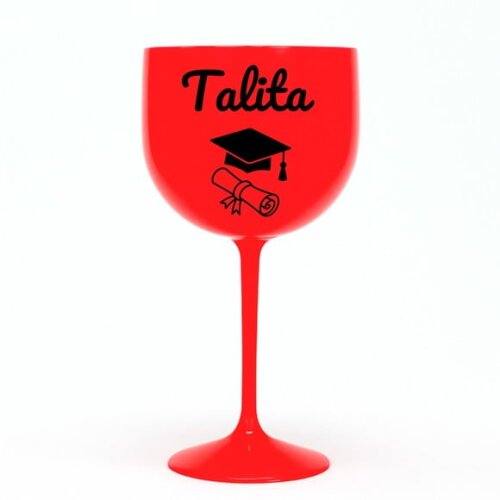 Taça Gin 580ml Formatura Personalizada com Nome Talita