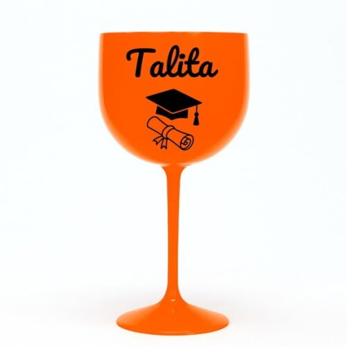 Taça Gin 580ml Formatura Personalizada com Nome Talita