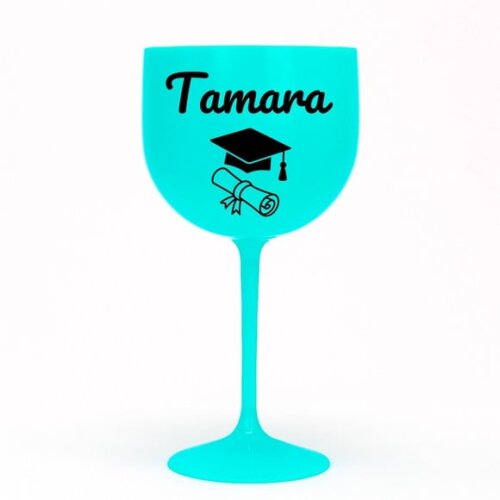 Taça Gin 580ml Formatura Personalizada com Nome Tamara