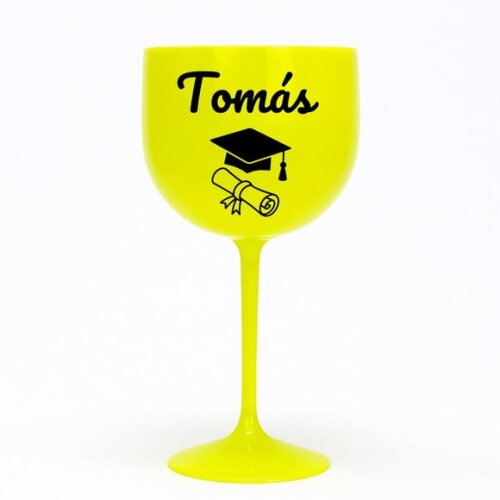 Taça Gin 580ml Formatura Personalizada com Nome Tomás