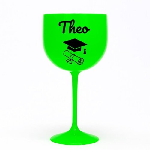 Taça Gin 580ml Formatura Personalizada com Nome Theo