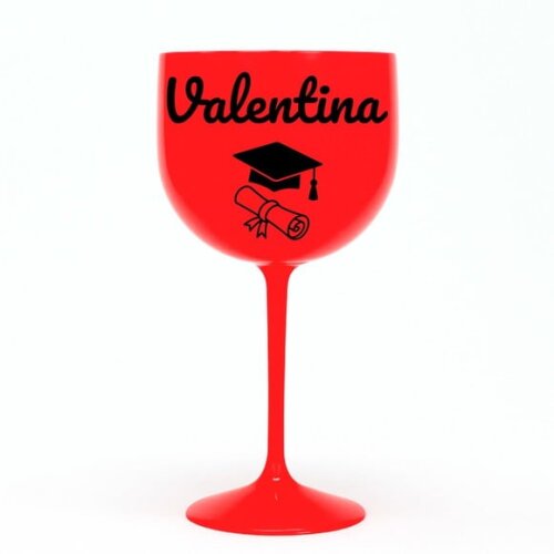 Taça Gin 580ml Formatura Personalizada com Nome Valentina