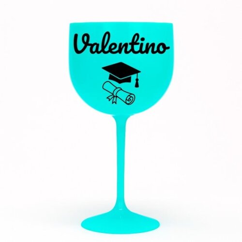Taça Gin 580ml Formatura Personalizada com Nome Valentino