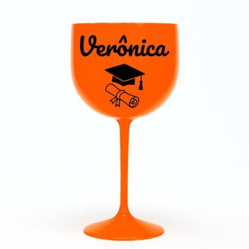 Taça Gin 580ml Formatura Personalizada com Nome Verônica
