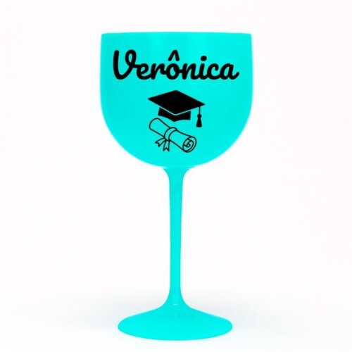 Taça Gin 580ml Formatura Personalizada com Nome Verônica