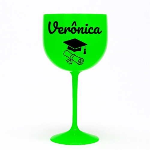 Taça Gin 580ml Formatura Personalizada com Nome Verônica