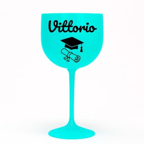 Taça Gin 580ml Formatura Personalizada com Nome Vittorio