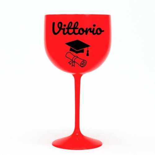 Taça Gin 580ml Formatura Personalizada com Nome Vittorio
