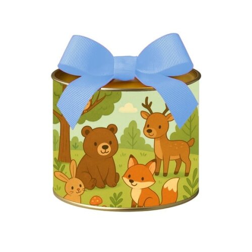 Tubo Lata Metalizada 7x10 Animais da Floresta