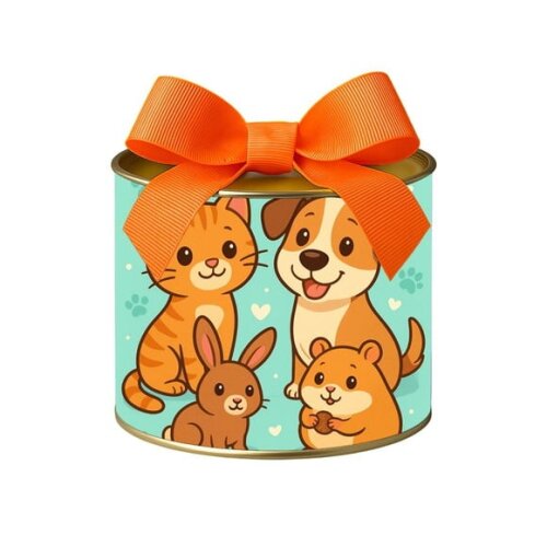 Tubo Lata Metalizada 7x10 Animais de Estimação