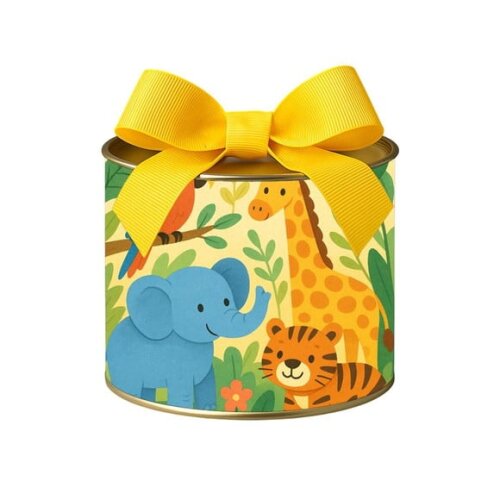 Tubo Lata Metalizada 7x10 Animais Exóticos