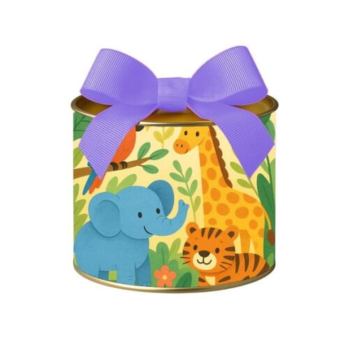 Tubo Lata Metalizada 7x10 Animais Exóticos