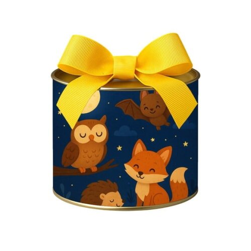 Tubo Lata Metalizada 7x10 Animais Noturnos