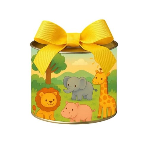 Tubo Lata Metalizada 7x10 Animais Selvagens