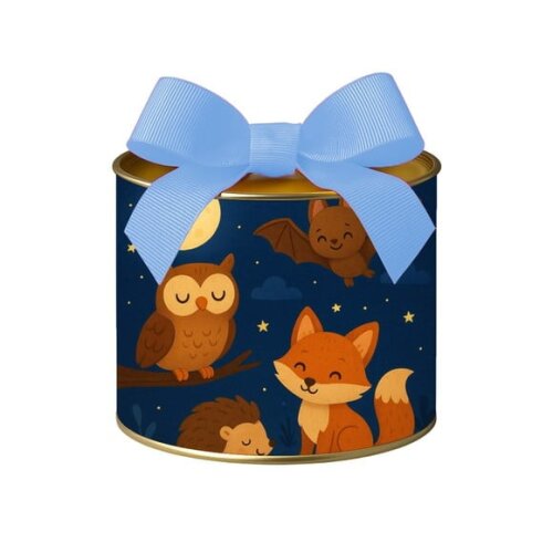 Tubo Lata Metalizada 7x10 Animais Noturnos