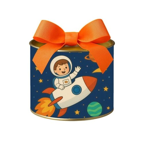 Tubo Lata Metalizada 7x10 Aventura Espacial
