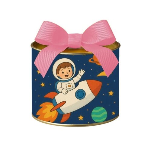 Tubo Lata Metalizada 7x10 Aventura Espacial