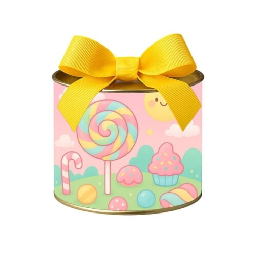 Tubo Lata Metalizada 7x10 Candy Color