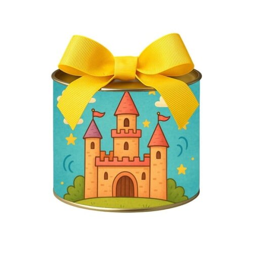 Tubo Lata Metalizada 7x10 Castelo Encantado
