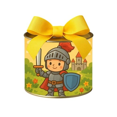 Tubo Lata Metalizada 7x10 Cavaleiro Medieval