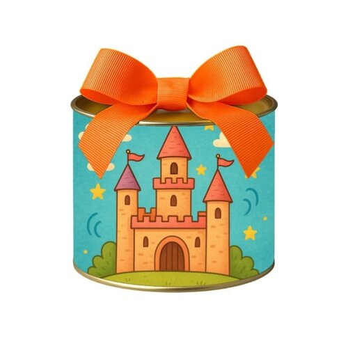 Tubo Lata Metalizada 7x10 Castelo Encantado