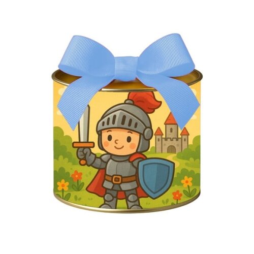 Tubo Lata Metalizada 7x10 Cavaleiro Medieval