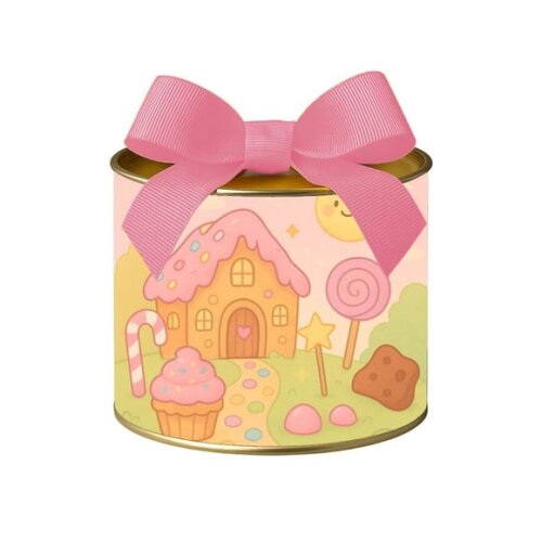 Tubo Lata Metalizada 7x10 Confeitaria Kids