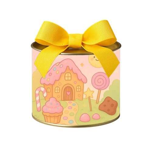 Tubo Lata Metalizada 7x10 Confeitaria Kids
