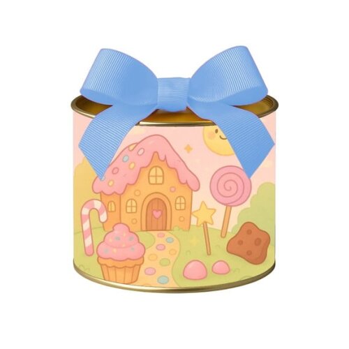 Tubo Lata Metalizada 7x10 Confeitaria Kids