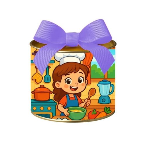 Tubo Lata Metalizada 7x10 Cozinha Kids