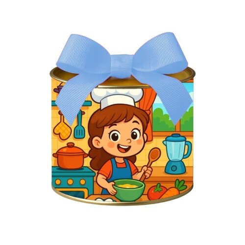 Tubo Lata Metalizada 7x10 Cozinha Kids