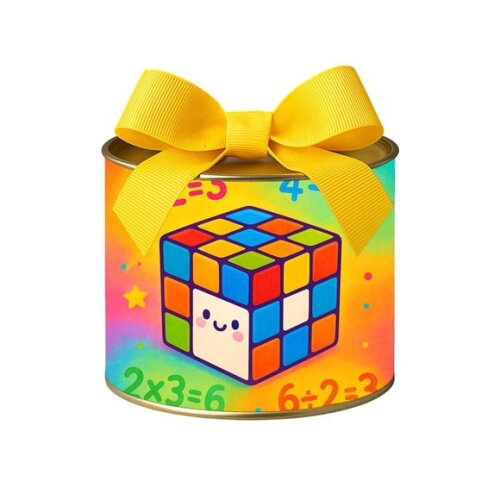 Tubo Lata Metalizada 7x10 Cubo Mágico