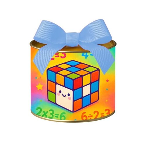 Tubo Lata Metalizada 7x10 Cubo Mágico