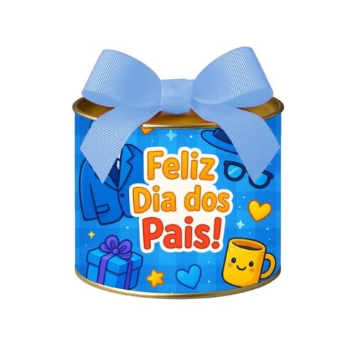 Tubo Lata Metalizada 7x10 Dia dos Pais