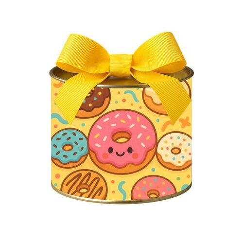 Tubo Lata Metalizada 7x10 Donuts