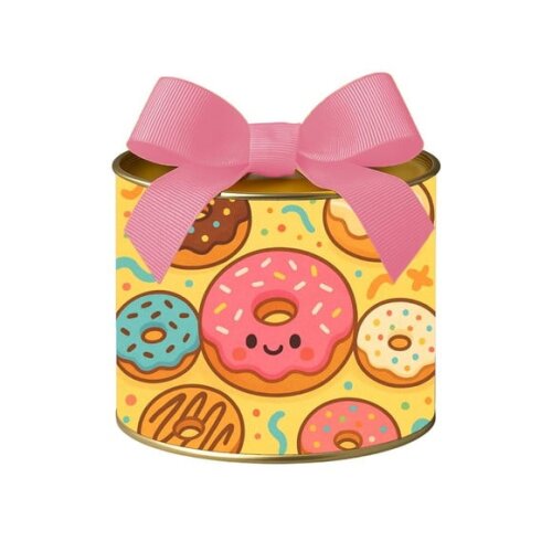 Tubo Lata Metalizada 7x10 Donuts