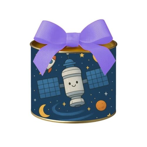 Tubo Lata Metalizada 7x10 Estação Espacial